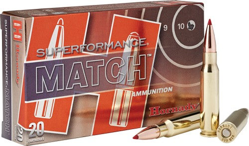 Hornady Match 308 Win 168gr - 20rd 10bx-cs Eld Match Spf