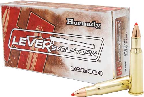 Hornady Leverevolution 348win - 200gr Ftx 20rd 10bx/cs