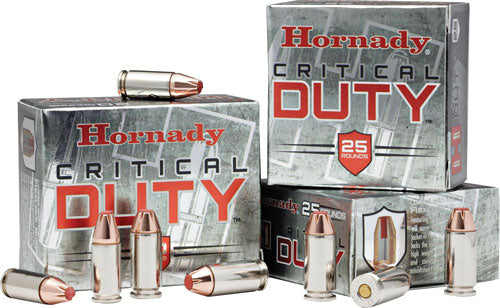 Hornady Critical Duty 9mm Lug - 25rd 10bx-cs 124gr Flexlock