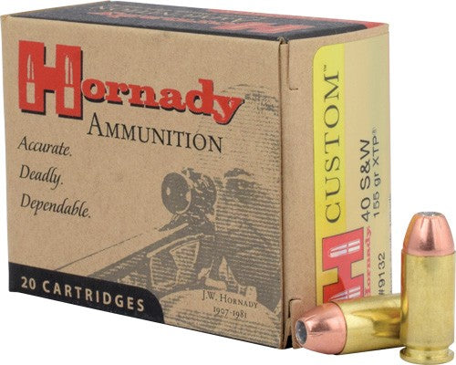 Hornady 40sw 155gr Xtp - 20rd 10bx-cs