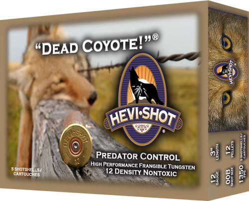 Hevi-shot Dead Coyote 12ga 3" - 10rd 10bx-cs 1-1-2oz T