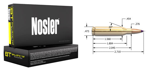 Nosler Bt 243 Win 90gr - 20rd 10bx-cs Ballistic Tip