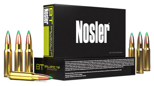 Nosler Bt 308 Win 165gr - 20rd 10bx/cs Ballistic Tip