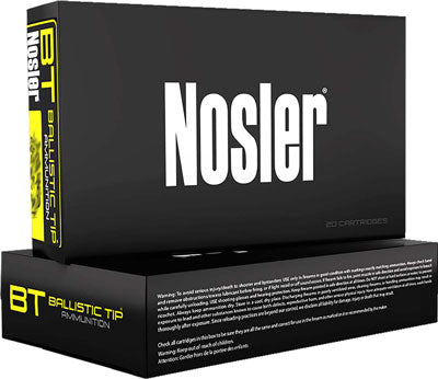 Nosler Bt 6.5cm 140gr - 20rd 10bx-cs Ballistic Tip