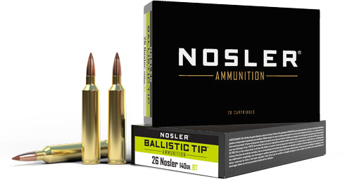 Nosler Bt 26 Nosler 140gr - Ballistic Tip 20rd 10bx/cs