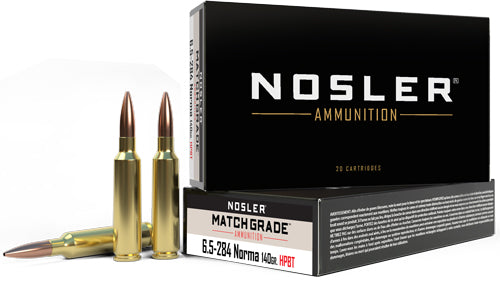 Nosler Match 6.5mm X 284 Norma - 20rd 10bx-cs 140gr Custom Hpbt