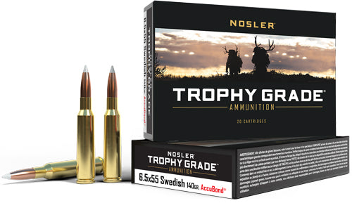Nosler Tg 6.5x55 Swed Mauser - 140gr 20rd 10bx/cs Accubond