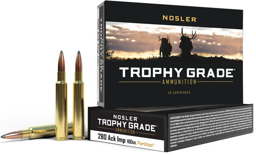 Nosler Tg 280ack Imp 160gr - Partition 20rd 10bx-cs