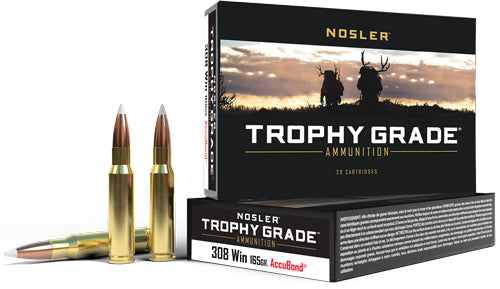 Nosler Trophy Grade 308win 165 - 20rd 10bx-cs Gr Accubond