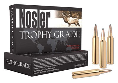 Nosler Trophy Grade Lr 26noslr - 20rd 10bx/cs 129gr Ablr