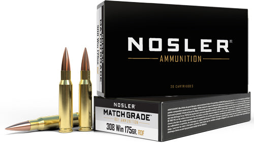 Nosler Match Grade 308win - 20rd 10bx-cs 175gr Hpbt