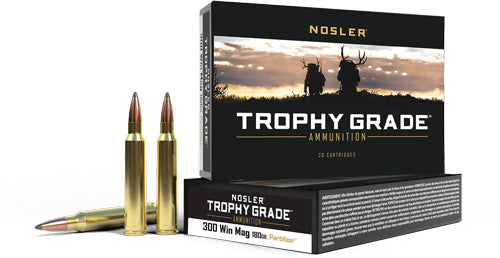 Nosler Trophy Grade 300wm 180g - 20rd 10bx/cs Accubond Tip