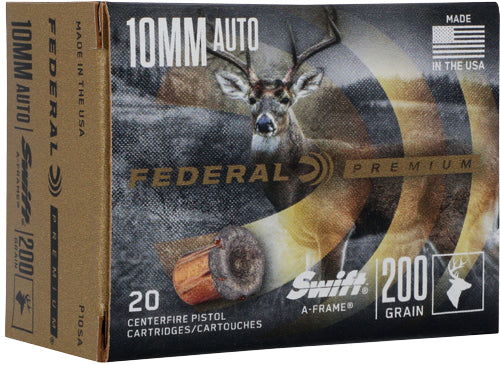 Federal 10mm 200gr - 20rd 10bx-cs A-frame Jhp