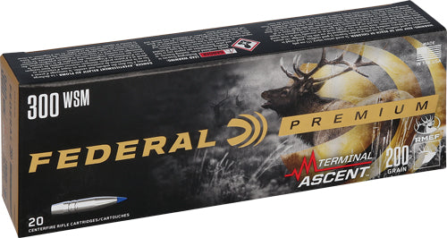 Federal 300 Wsm 200gr Terminal - Ascent 20rd 10bx/cs