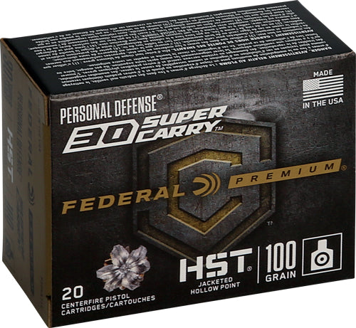 Federal 30 Super Carry - 20re 25bx-cs 100gr Hst Jhp