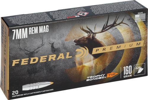 Federal Premium 7mm Rm 160gr - Trophy Poly Tip 20rd 10bx/cs