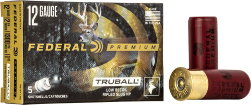 Federal Truball Slg 12ga 2.75" - 5rd 50bx-cs 1300fps 1oz