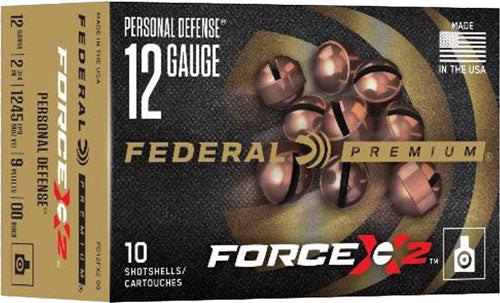 Federal 12ga 2 3-4" 9 Pellet - 10rd 5bx-cs Fx2 00bk