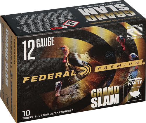 Federal Grandslam 12ga - 10rd 5bx-cs 3" 1 3-4oz #4