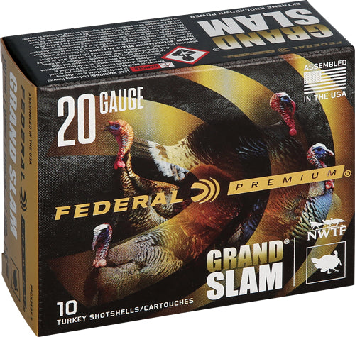 Federal Grandslam 20ga - 10rd 5bx-cs 3" 1 5-16oz #5