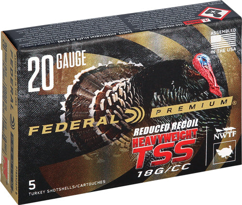 Federal Heavyweight Tss 20ga - 5rd 10bx/cs 2.75" 1 1/8oz #9