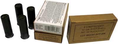 Winchester 12ga 2-3/4" Oobk - Military 5rd 50bx/cs 1