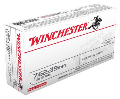 Winchester Usa 7.62x39 123gr - 20rd 10bx/cs Fmj