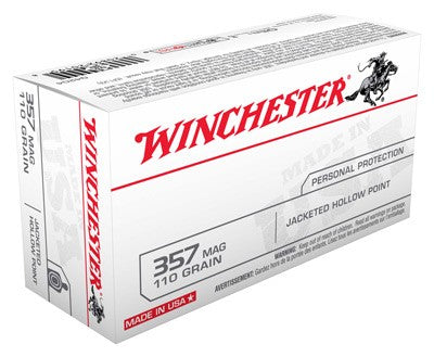 Winchester Usa 357 Magnum - 110gr Jhp 50rd 10bx/cs