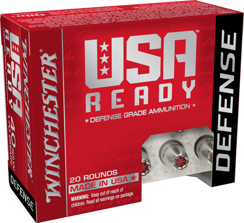 Winchester Usa Ready 40 Sw - 20rd 10bx-cs 170gr Jhp