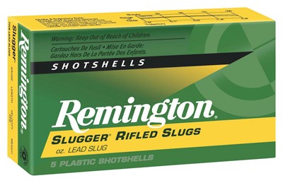 Remington Slugger 12ga 3" 1oz - 5rd 50bx/cs 1760fps Rifled Slg