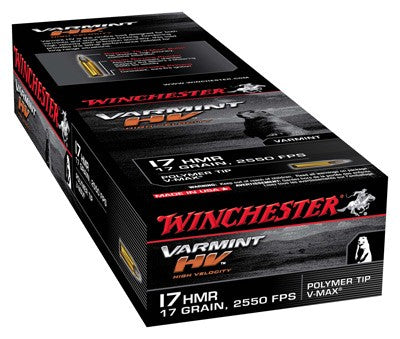 Winchester Supreme 17hmr 17gr - 50rd 20bx-cs V-max