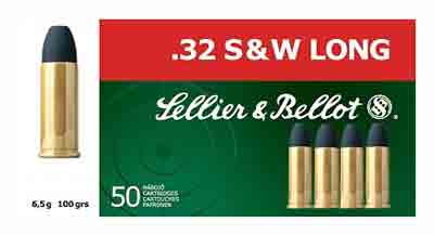 S&b 32 Sw Long 100gr Lrn - 50rd 30bx/cs