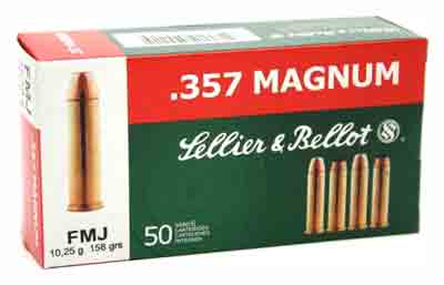 S&b 357 Mag 158gr Fmj-rn - 50rd 20bx/cs