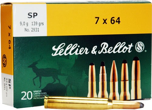 S&b 7x64mm 139gr Soft Point - 20rd 20bx/cs