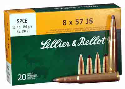 S&b 8x57mm Js 196gr Spce - 20rd 20bx-cs