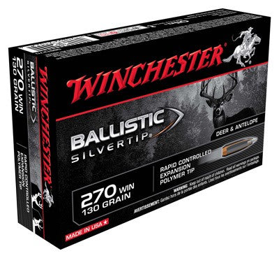 Winchester Supreme 270win 130g - Ball Silver Tip 20rd 10bx/cs