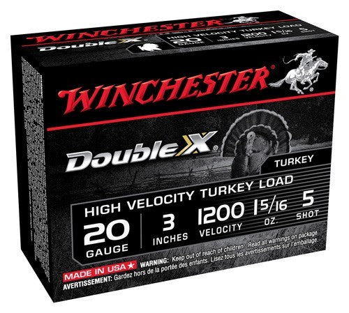 Winchester Supreme Trky 20ga 5 - 10rd 10bx/cs 3" 1200f 1-5/16oz