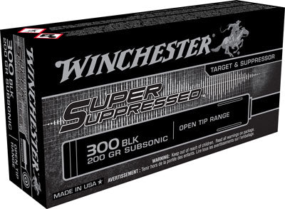 Winchester Super Suppressed - 20rd 10bx-cs 300 Aac 200gr Fmj