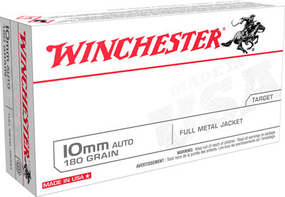 Winchester Usa 10mm Auto - 180gr Fmj 50rd 10bx-cs