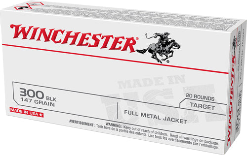 Winchester Usa 300 Aac 140gr - 20rd 10bx-cs Fmj