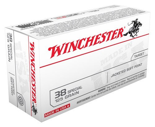 Winchester Usa 38 Special - 125gr Jsp 50rd 10bx/cs