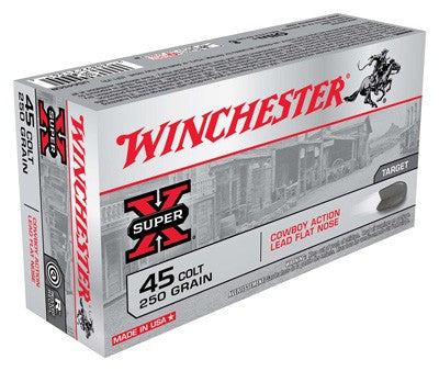 Winchester Cowboy 45 Long Colt - 50rd 10bx/cs 250gr Lead-fp 1