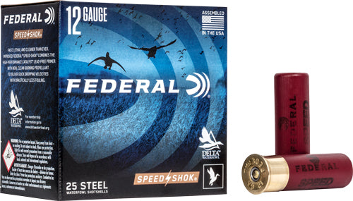 Federal Speed Shok 12ga 3" #1 - 1450fps 1.25oz 25rd 10bx/cs