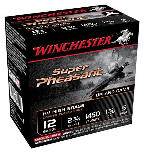 Winchester Super Pheasant 12ga - 25rd 10bx/cs 1450fps 1-3/8oz 5