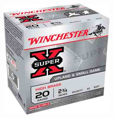 Winchester Super-x 20ga 2.75" - 1220fps 1oz #6 25rd 10bx/cs