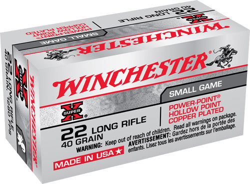 Winchester 22lr Case Lot 40gr - 222rd 10bx-cs Lead Hp