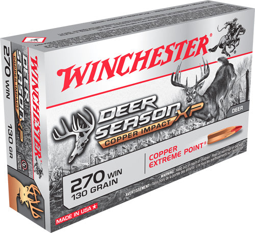 Winchester Copper Impact 130gr - 20rd 10bx-cs 270 Win Xp