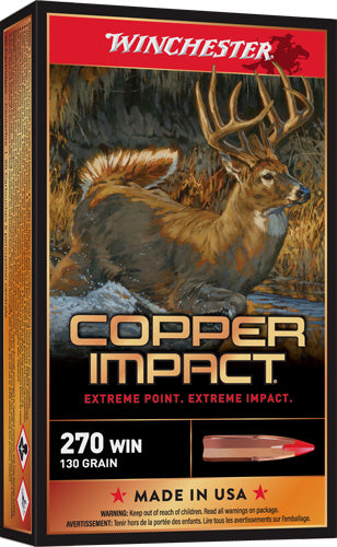Winchester Deer Season 270 Wsm - 130gr Ep Cppr Imp 20rd 10bx/cs