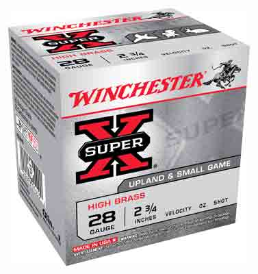 Winchester Super-x 28ga 2.75" - 25rd 10bx-cs 1205fps 1oz #5