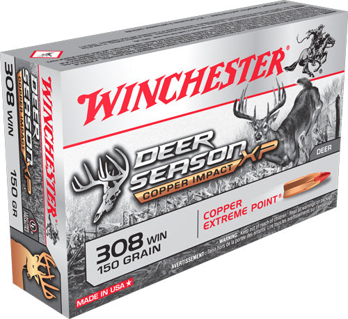 Winchester Deer Xp 308win - 20rd 10bx-cs 150gr Cppr Impact